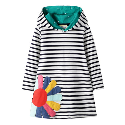 Long-Sleeved Cartoon Print Autumn Girls&