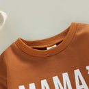 MAMA's Coffee Date Letter Print Baby Bodysuit/Sweatshirt childrensterritory