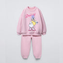 Cartoon Print Long Sleeves Kids Clothing Set childrensterritory