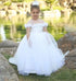 Beautiful Off-Shoulder Ball Gown for Young Girls childrensterritory