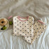 Floral Print Long Sleeves Warm Little Boys/Girls Winter Pajamas Set childrensterritory