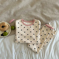 Floral Print Long Sleeves Warm Little Boys/Girls Winter Pajamas Set childrensterritory