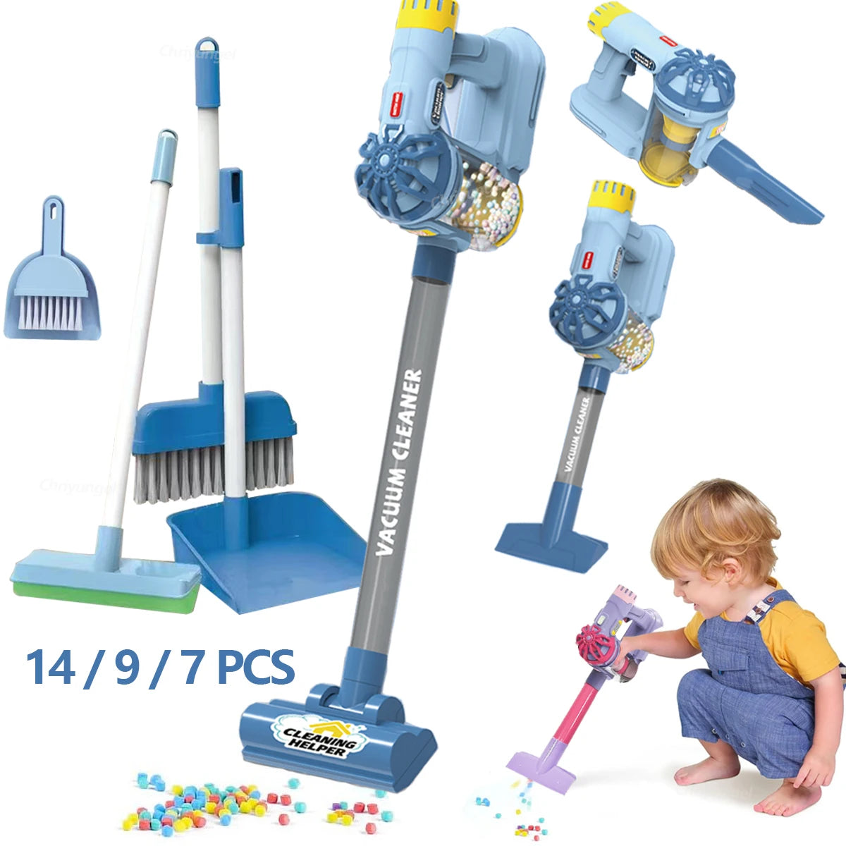 Kids' Safe & Durable Vacuum Cleaner Play Toy Set childrensterritory