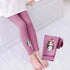Solid Color Cute Cartoon Design Little Girls Casual Leggings childrensterritory