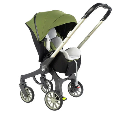 4-in-1 Multifunctional Baby Two-way Stroller with Basket type Car Seat