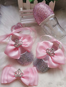 Luxury Keepsake Diamond Baby Bottles and Shoes Headband Set childrensterritory