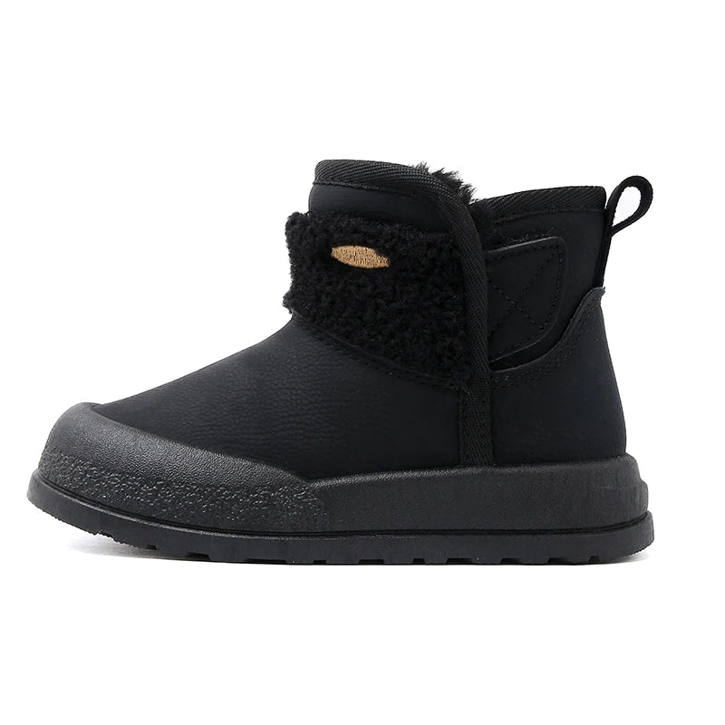 Kids’ Casual Snow Shoes with Plush Fur Accents childrensterritory