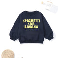 Kids Cartoon Print Long-Sleeved Winter Sweater childrensterritory