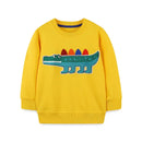 Little Boys Cartoon Print Casual Cotton Sweatshirt childrensterritory
