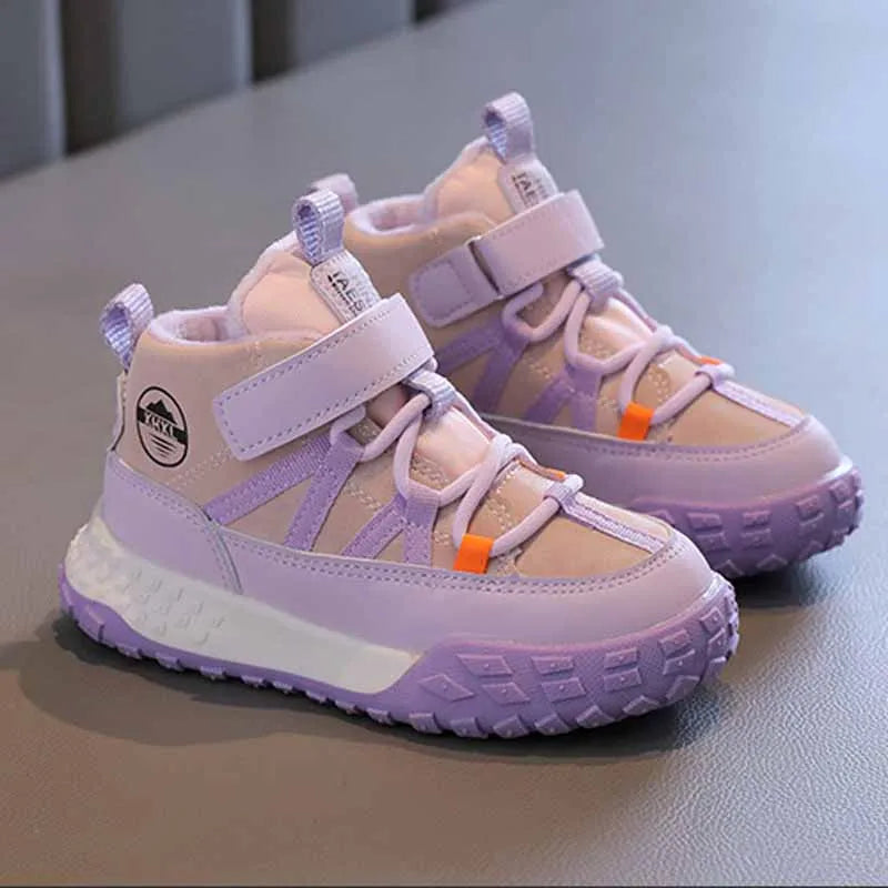 Warm-lined Plush Cashmere Kids Winter Sports Shoes childrensterritory