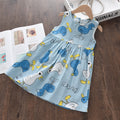 Kids Girls Sleeveless Floral Baptism/Birthday Dresses childrensterritory