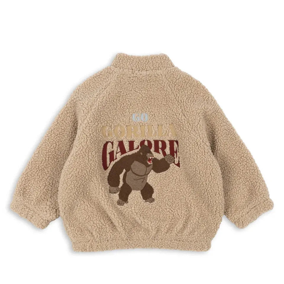 Colourful Cartoon Design Winter Outerwear For Kids