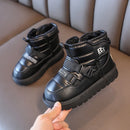 Kids Antiskid Genuine Leather Warm Boots