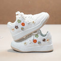 Girls' Flower Design Soft Sole Casual Shoes childrensterritory