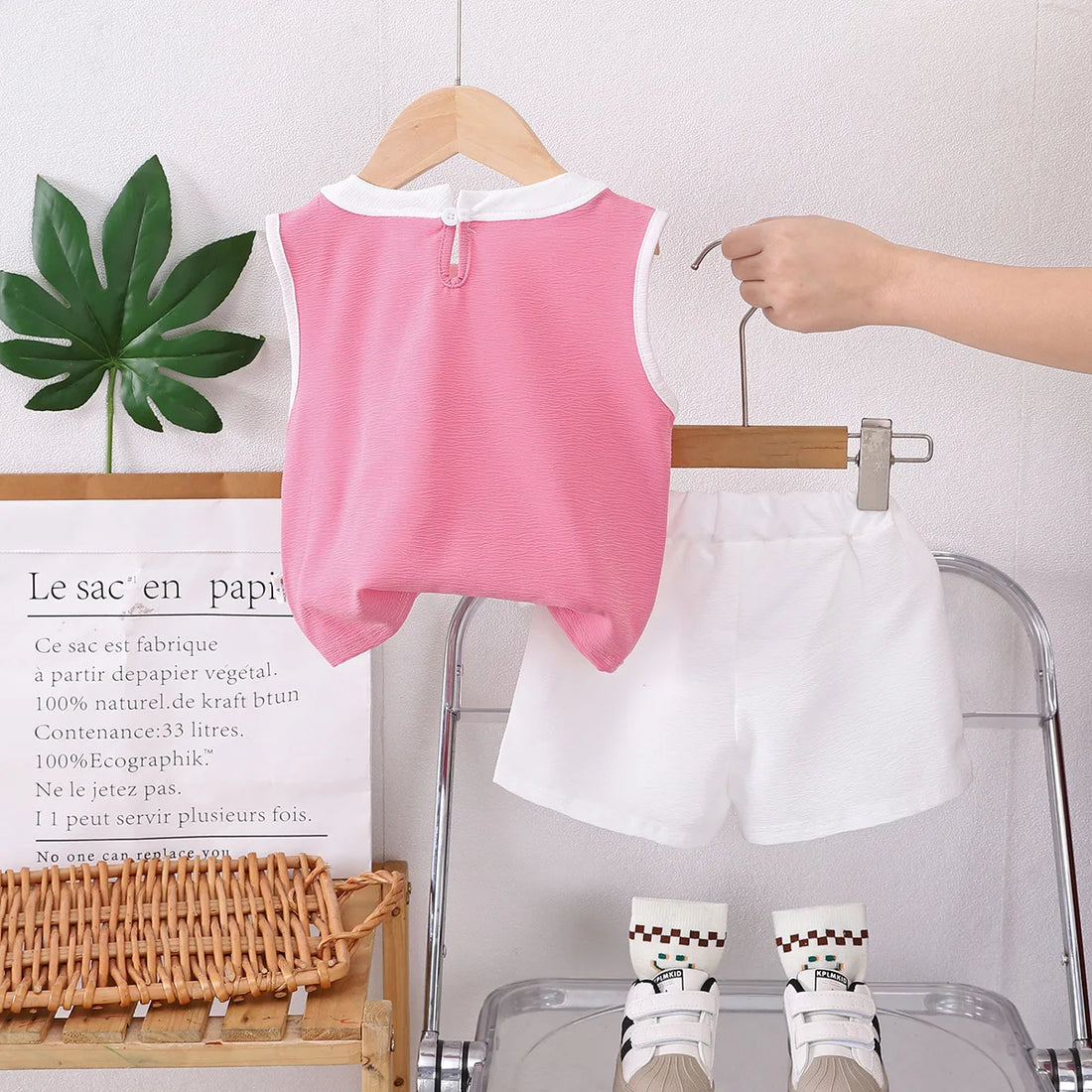 Toddler Girls Sleeveless Vest Shorts 2 Pcs Outfits childrensterritory