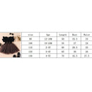 Little Girls Leopard Printed Ruffled Bowknot Party Dress childrensterritory