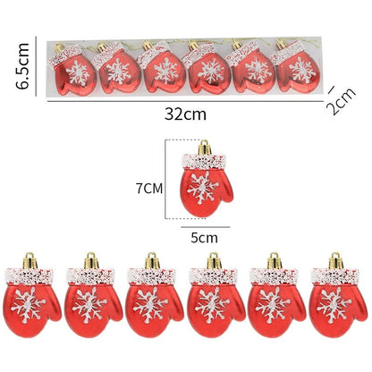 6pcs Christmas Tree Hanging Ornaments for Home childrensterritory