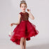 Sequin Lace Design Girls Fluffy Wedding/Party Dresses childrensterritory