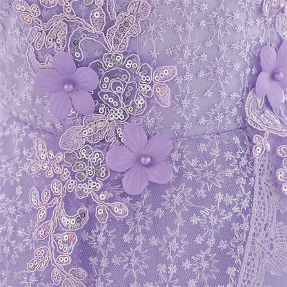 Baby Girl Lace Embroidered Formal Occasion Gowns childrensterritory