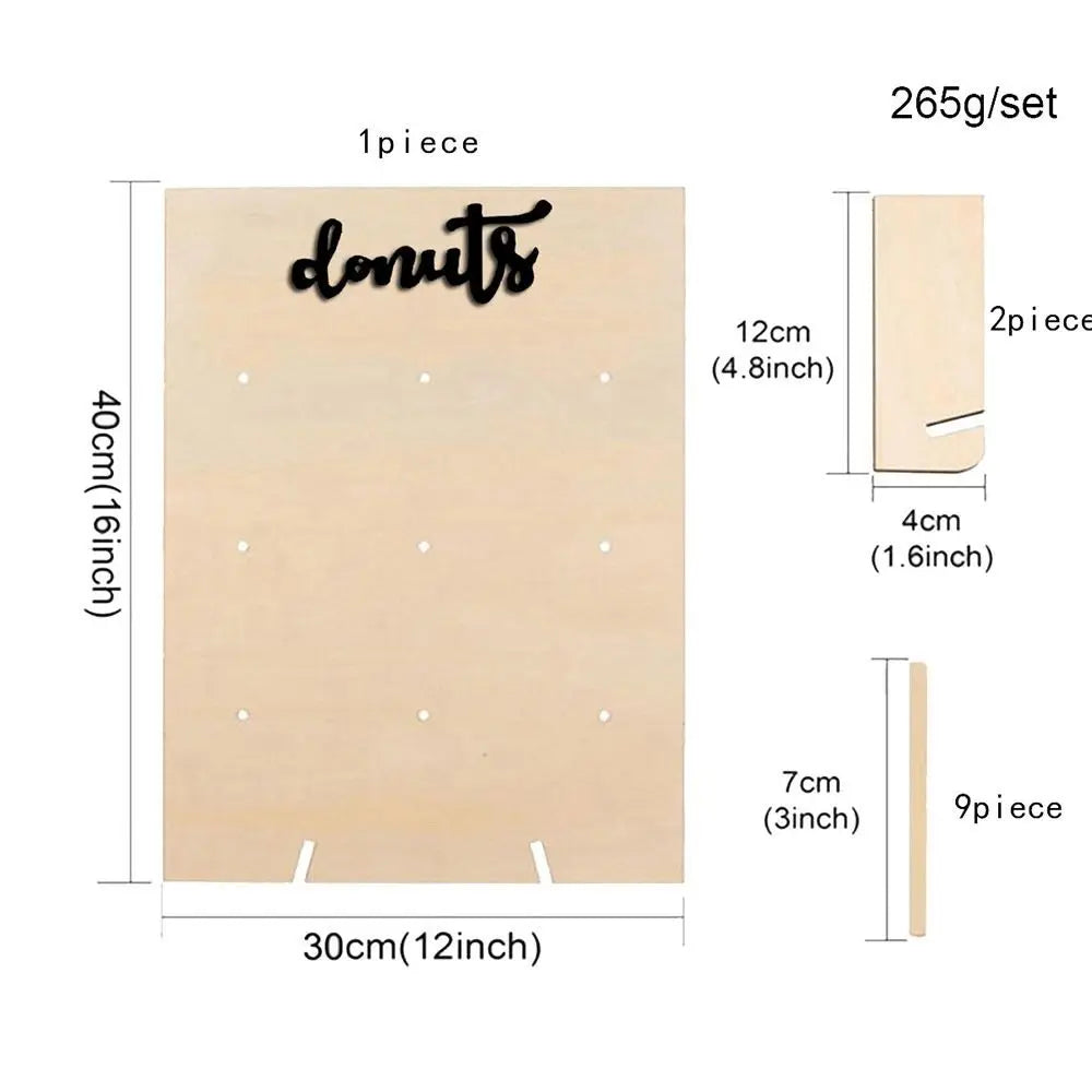 Home Dessert Ornaments Display Wooden Board/Rack