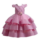 Kids Girls Elegant Tutu Flower Princess Party Dresses childrensterritory
