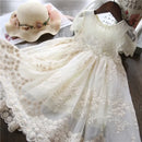 Kids Girls Lace Flower Design Birthday, Wedding Dresses childrensterritory