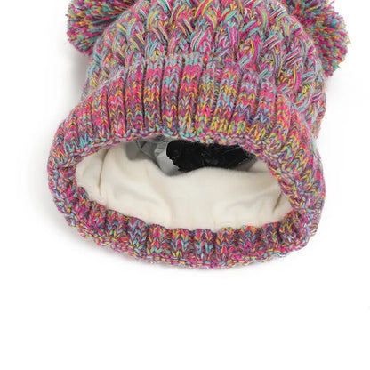 Thick Knitting Warm Baby/Kids Hat Gloves Scarf Set childrensterritory