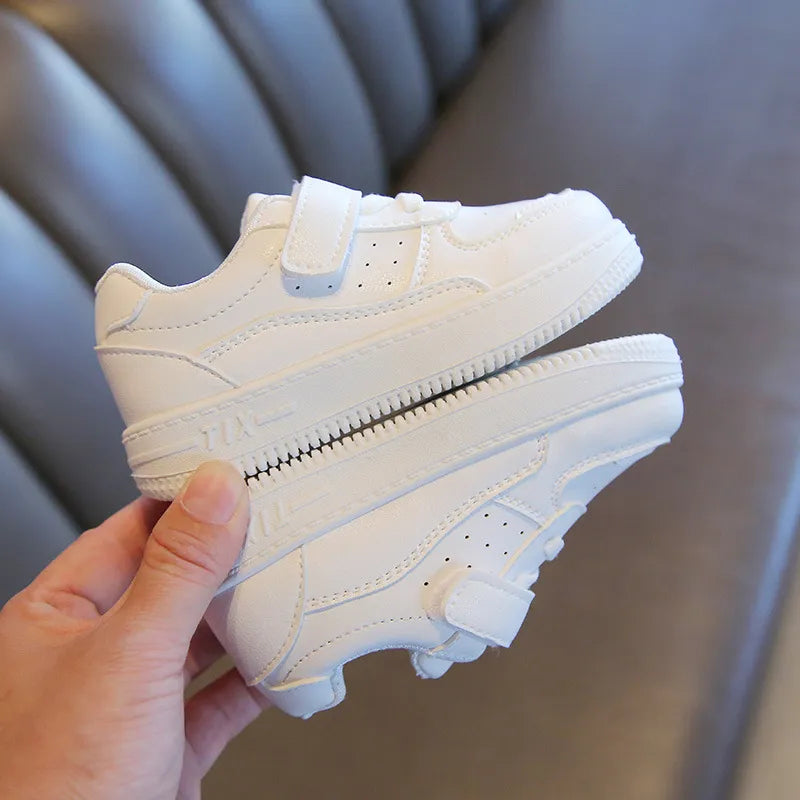 Kids Boys/Girls Soft Soled White Sports Shoes childrensterritory