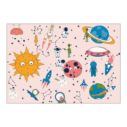 Cartoon Animal Pattern Non-slip Children Rooms Carpets