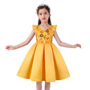 Beading Flower Design Wedding Party Tutu Dresses for Girls childrensterritory