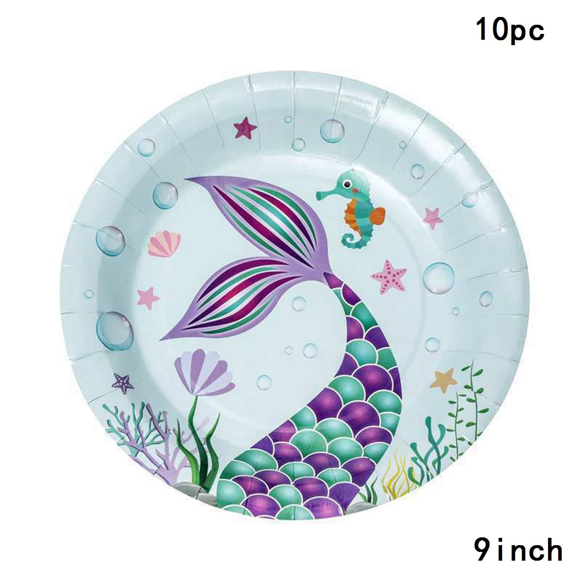 Under The Sea Theme Bubble Garlands, Seagrass, Seahorses Decor Supplies childrensterritory