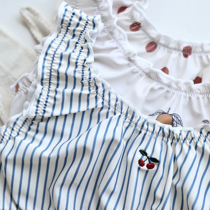 Baby Girl Stripe / Solid Color / Print Pattern Swimwear