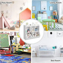 Multi-Shelf Kids Bookshelf and Toy Storage Cabinet