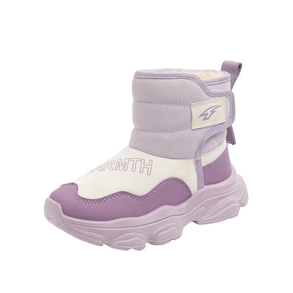Elegant Waterproof Kids Girls Warm Snow Boots