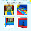 Kids Inflatable Slide Jumping Castle with 550W Blower childrensterritory