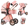 Luxury 2-in-1 Foldable High Landscape Baby Stroller childrensterritory