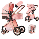 Luxury 2-in-1 Foldable High Landscape Baby Stroller childrensterritory