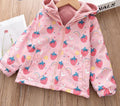 Kids Girls Double-Faced Cartoon Print Korean Style Coats childrensterritory