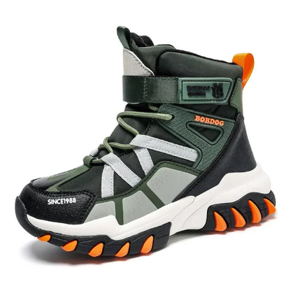 Boys Stylish Winter Long Warm Snow Boots childrensterritory