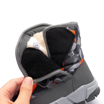 -30 Degree Kids Thick Mid Warm Waterproof Non-slip Boots childrensterritory
