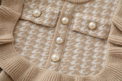 Girls’ Long-Sleeved Warm Casual Dresses childrensterritory