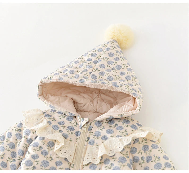 Baby Kids Long-Sleeved Warm Bodysuits