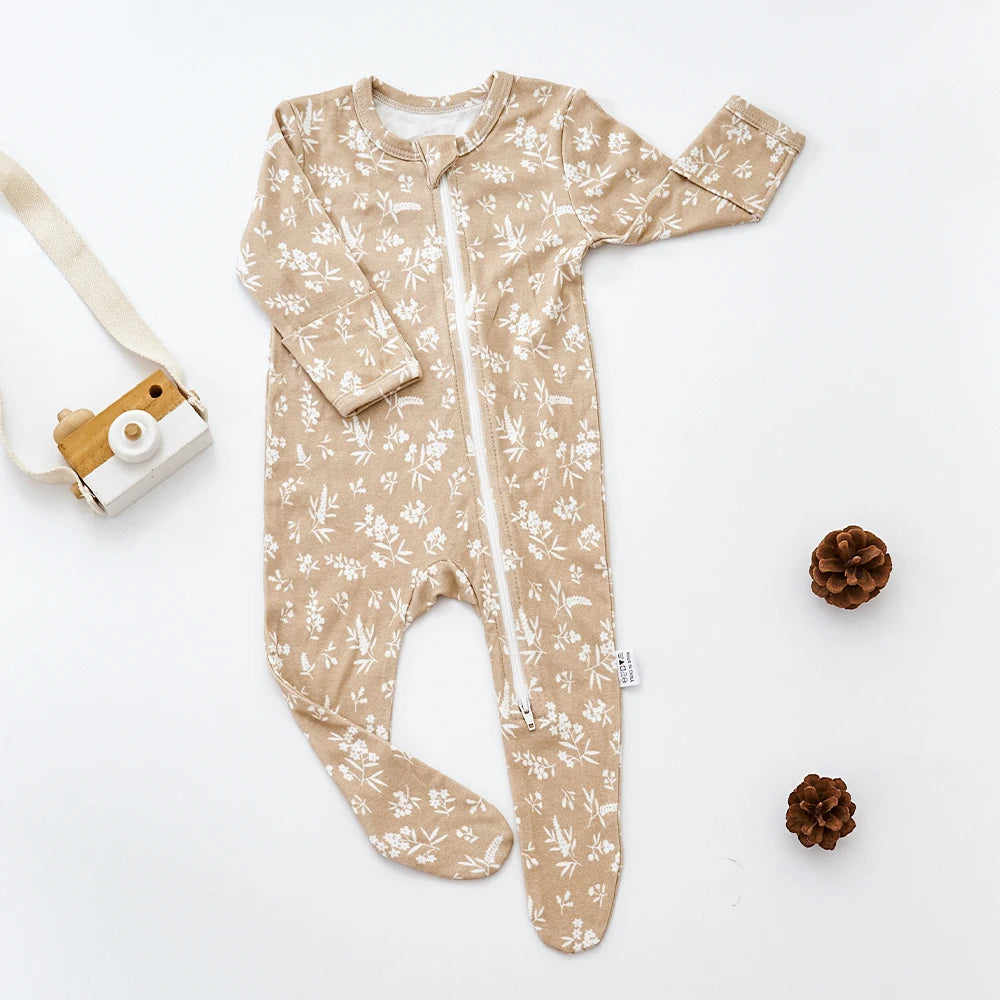 Newborn Nordic Pattern Bamboo Cotton Romper childrensterritory