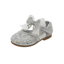 Little Girls Rhinestone Bowknot Design Party Shoes