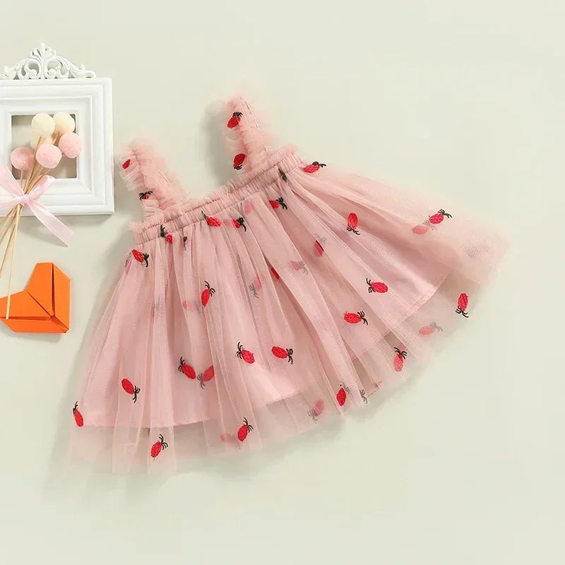 Baby Girl Butterfly Sequins Tulle Summer Sweet Outfits childrensterritory
