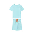 Solid Colour Summer Casual Family Matching Clothing Set