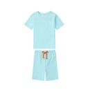 Solid Colour Summer Casual Family Matching Clothing Set