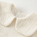 Kids Girls Elegant Warm Princess Party Dress with Small Bag childrensterritory