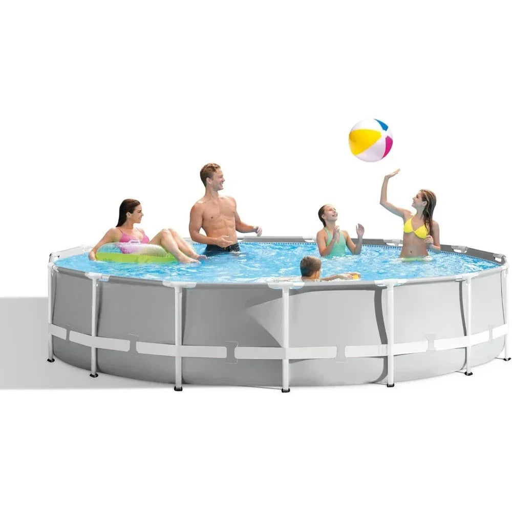 Large Patio Swimming Pool with Ladder for the Whole Family childrensterritory