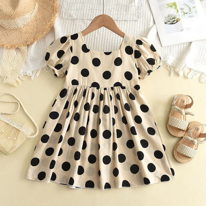 Kids Girls Floral Design Summer Princess Dresses childrensterritory